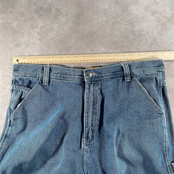 Vintage Steve & Barry’s Carpenter Medium Wash Workwear Denim Jeans - Picture 5 of 8